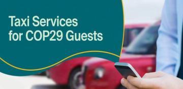 COP29 launches dedicated taxi menu in ride-hailing apps 