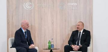 President Aliyev and Gianni Infantino hail successful Azerbaijan-FIFA cooperation