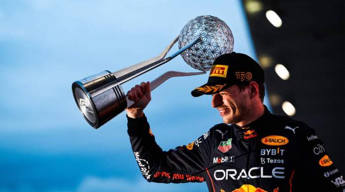 Verstappen secures title as Russell leads Mercedes to a 1-2 finish in Las Vegas