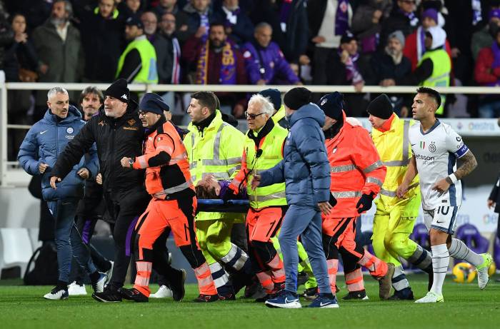 Fiorentina's Edoardo Bove collapses during match against Inter Milan  -VIDEO 