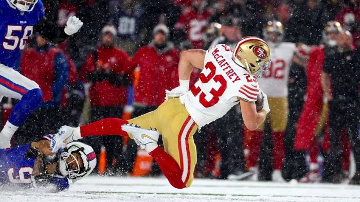 Christian McCaffrey's knee injury puts 49ers' season at risk