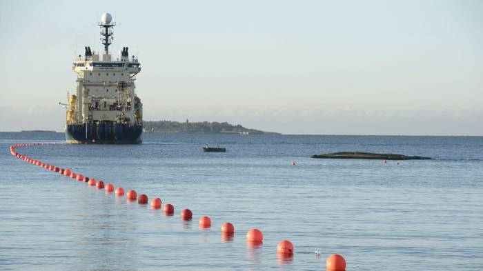 Telecommunications cable between Sweden, Finland disrupte