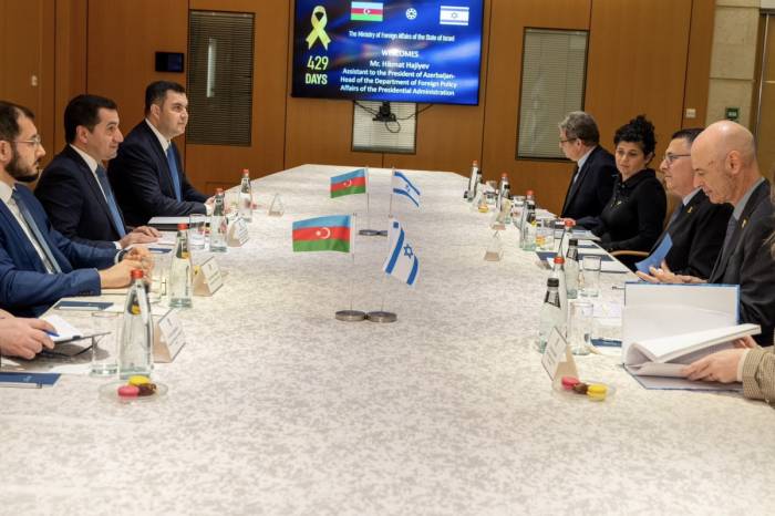 Assistant to Azerbaijani President meets with Israeli Deputy FM in Jerusalem 