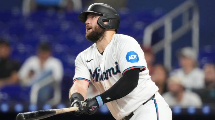 MLB: Texas Rangers acquire power-hitting Jake Burger in trade with Miami Marlins