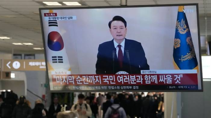 S. Korean president defends martial law declaration in televised address 