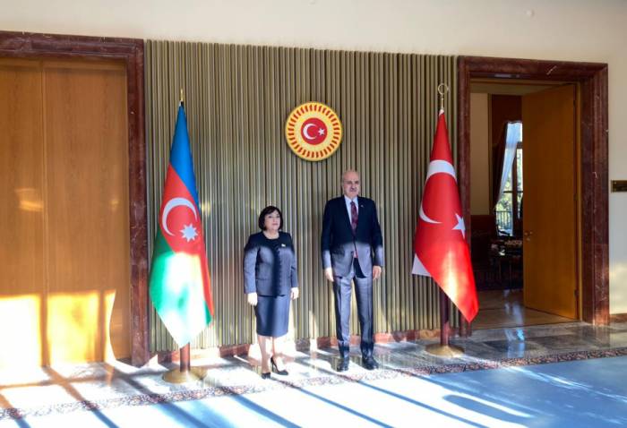 Azerbaijani, Turkish parliament speakers hold talks in Ankara