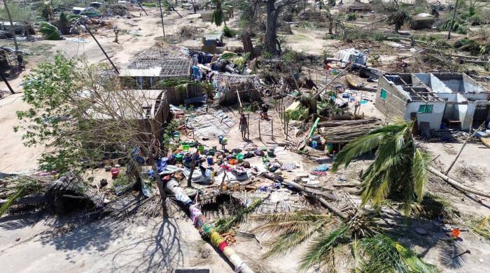 Hurricane death toll in Mozambique jumps to 45 