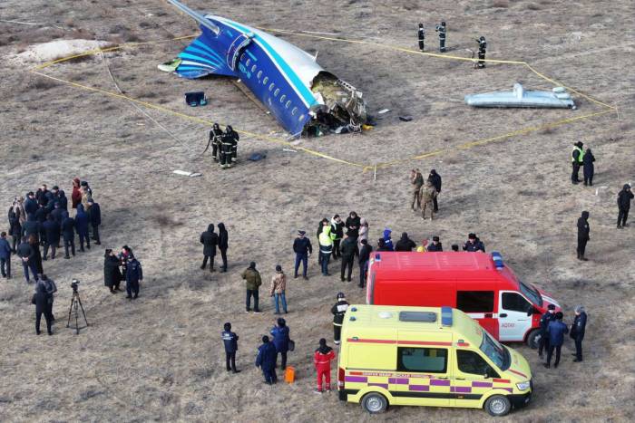 2024/12/1735117025.jpg + Azerbaijan Airlines passenger plane crash IN PHOTOS News about - Azerbaijan Airlines passenger plane crash IN PHOTOS
