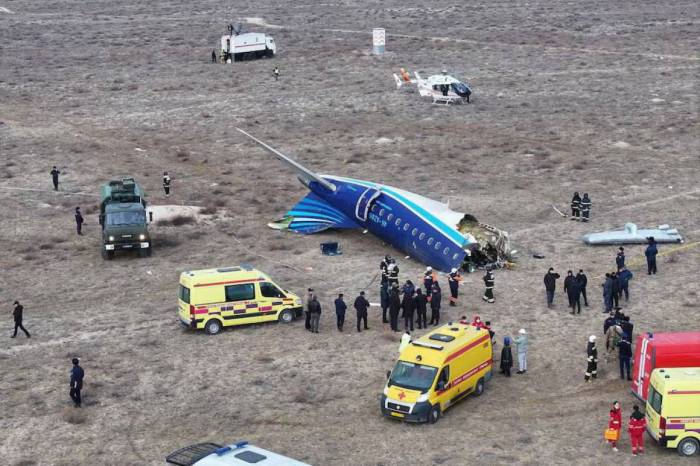 2024/12/1735117025.jpg + Azerbaijan Airlines passenger plane crash IN PHOTOS News about - Azerbaijan Airlines passenger plane crash IN PHOTOS