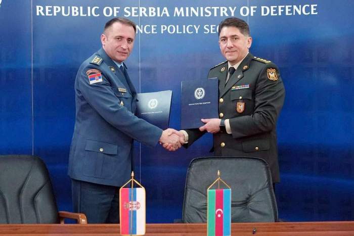News about - Azerbaijan and Serbia discuss military cooperation 