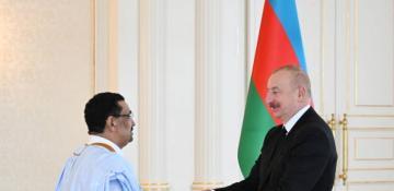 President Aliyev hails traditionally friendly ties between Azerbaijan, Mauritania