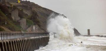 Millions warned to stay at home as Storm Darragh hits UK, Ireland
