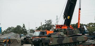 Taiwan receives first batch of Abrams tanks from US