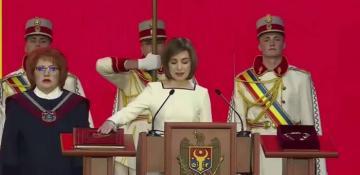 Moldovan President Sandu sworn in for second term