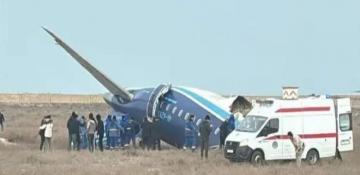 Azerbaijan Airlines passenger plane crash IN PHOTOS