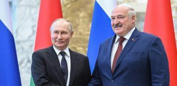 Russian, Belarusian presidents meet in Minsk