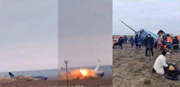 Azerbaijan Airlines passenger plane crashes near Kazakhstan’s Aktau -  VIDEO 