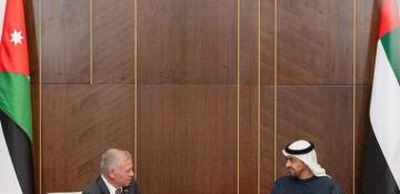 UAE President and Jordan's King discuss relations and regional matters 