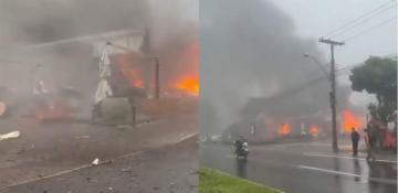 Small plane crashes in Brazilian tourist city, killing at least 10