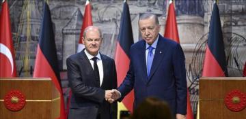Erdogan, Scholz discuss recent developments in Syria 