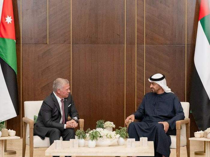 UAE President and Jordan's King discuss relations and regional matters 