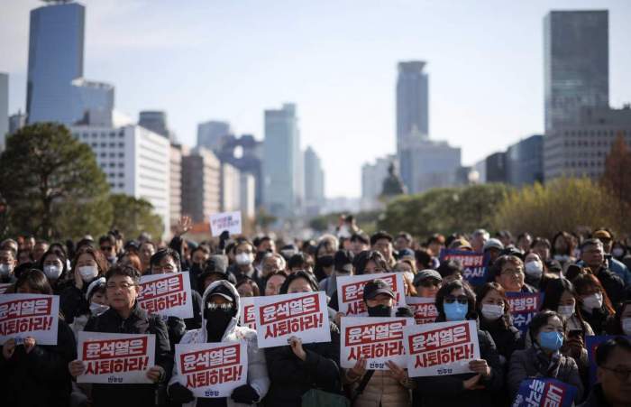 South Korea's martial law crisis sparks global backlash 