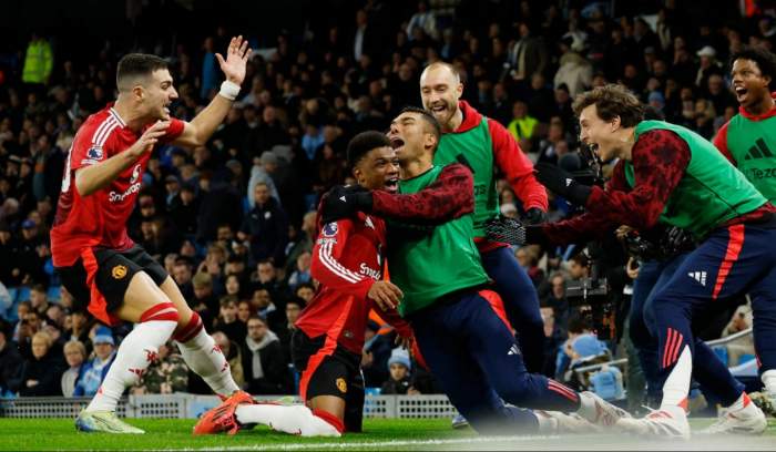 Manchester United 2-1 Manchester City - Amad Diallo's late heroics secure a thrilling Manchester derby win for United