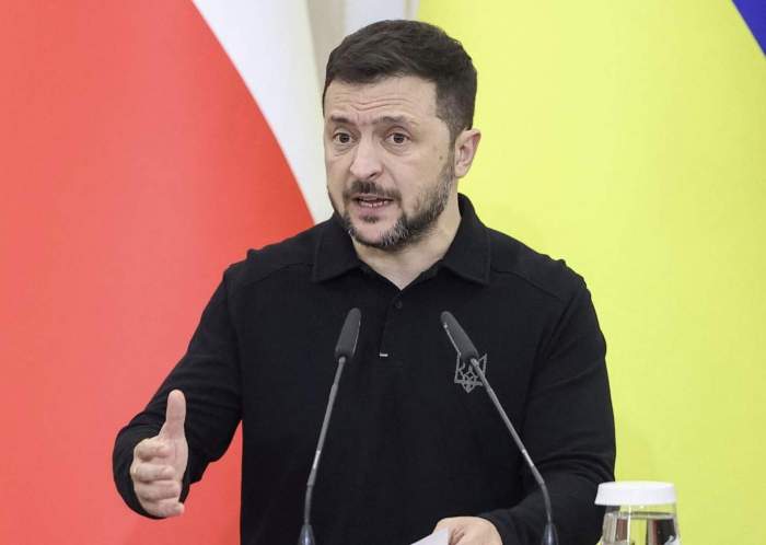 Zelenskiy hints at raising foreign peacekeepers idea in Brussels on Wednesday 