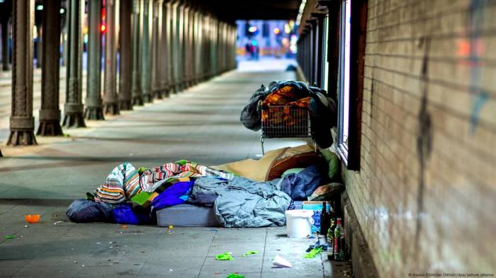 Germany report reveals over half a million homeless 
