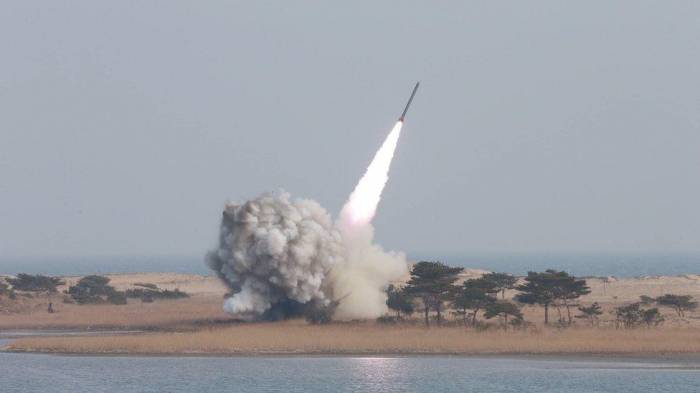North Korea launches missile towards Sea of Japan 