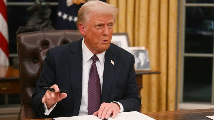 Trump signs executive order to withdraw US from WHO