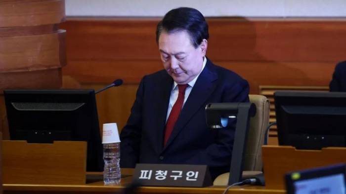 S. Korea's Yoon attends impeachment trial, stresses belief in liberal democracy