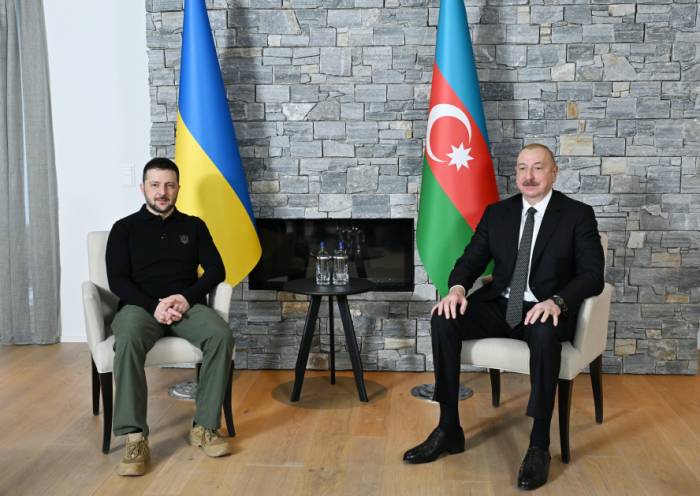 Azerbaijan’s president meets with Ukrainian counterpart in Davos