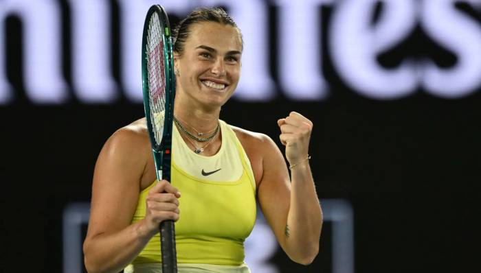 Sabalenka dominates Badosa to reach third straight Australian Open final