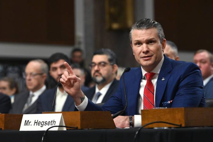 Pete Hegseth confirmed as US defense secretary