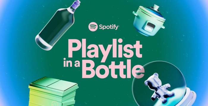 Spotify’s 'Playlist in a Bottle' reveals your musical journey from last year