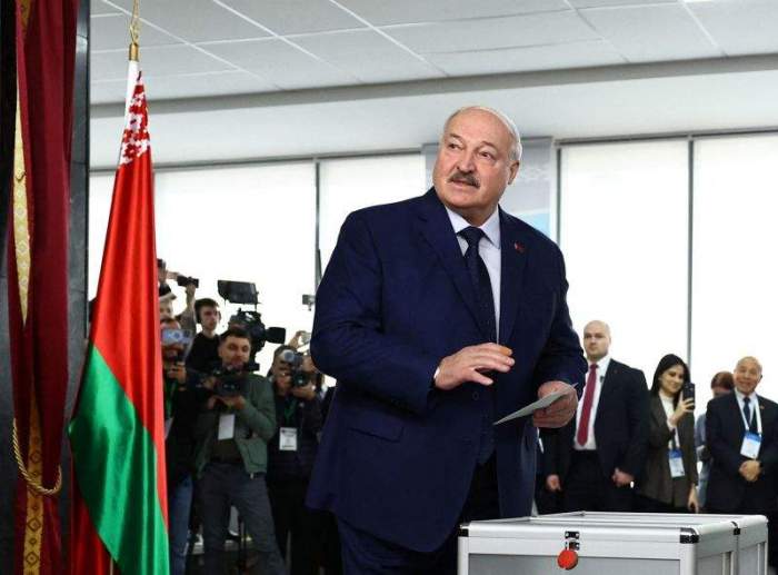 Alexander Lukashenko has voted in the presidential election