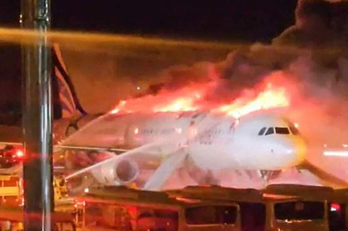 South Korean plane catches fire, 176 evacuated 