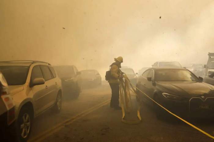 News about - Dramatic scenes from Los Angeles wildfires