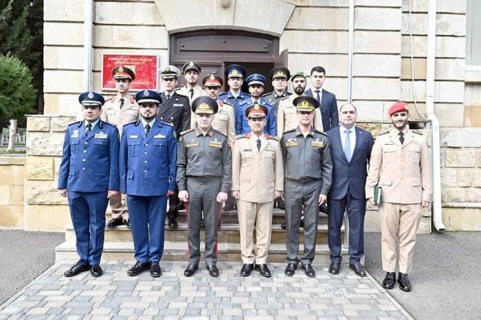 Saudi delegation visits Azerbaijan's National Defense University 