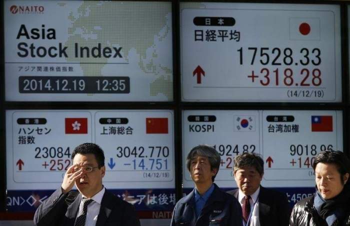 Asia stocks fall tracking Wall Street, Chinese shares drop on weak factory data 