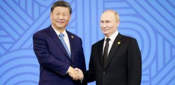 Chinese, Russian leaders hold conversation via video link