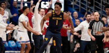West Virginia Stuns No. 7 Kansas in Historic Win at Phog Allen Fieldhouse