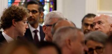 Tech billionaires attend Trump’s pre-inauguration church service 