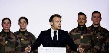 As Trump arrives, Macron implies NATO spending target is insufficient 