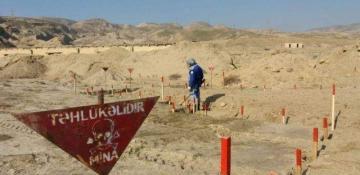 Azerbaijan defused nearly 180 landmines, over 200 UXOs in liberated areas last week 