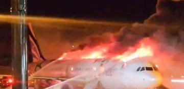 South Korean plane catches fire, 176 evacuated 