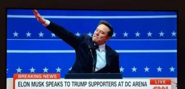 Elon Musk appears to Sieg Heil at Trump inauguration