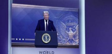 Trump urges immediate interest rate cuts in Davos speech 