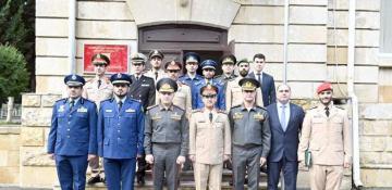 Saudi delegation visits Azerbaijan's National Defense University 